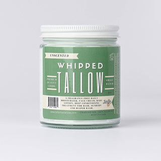 PREORDER Unscented Whipped Tallow, 100% Grass Fed