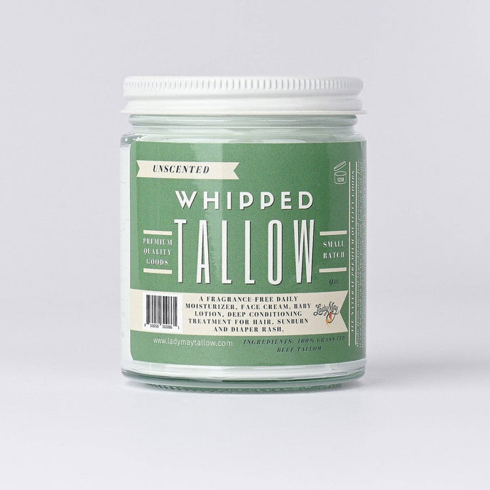 PREORDER Unscented Whipped Tallow, 100% Grass Fed