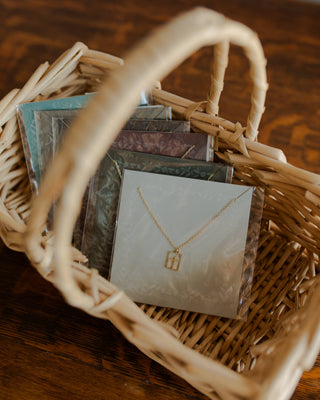 Embossed Cross Necklace