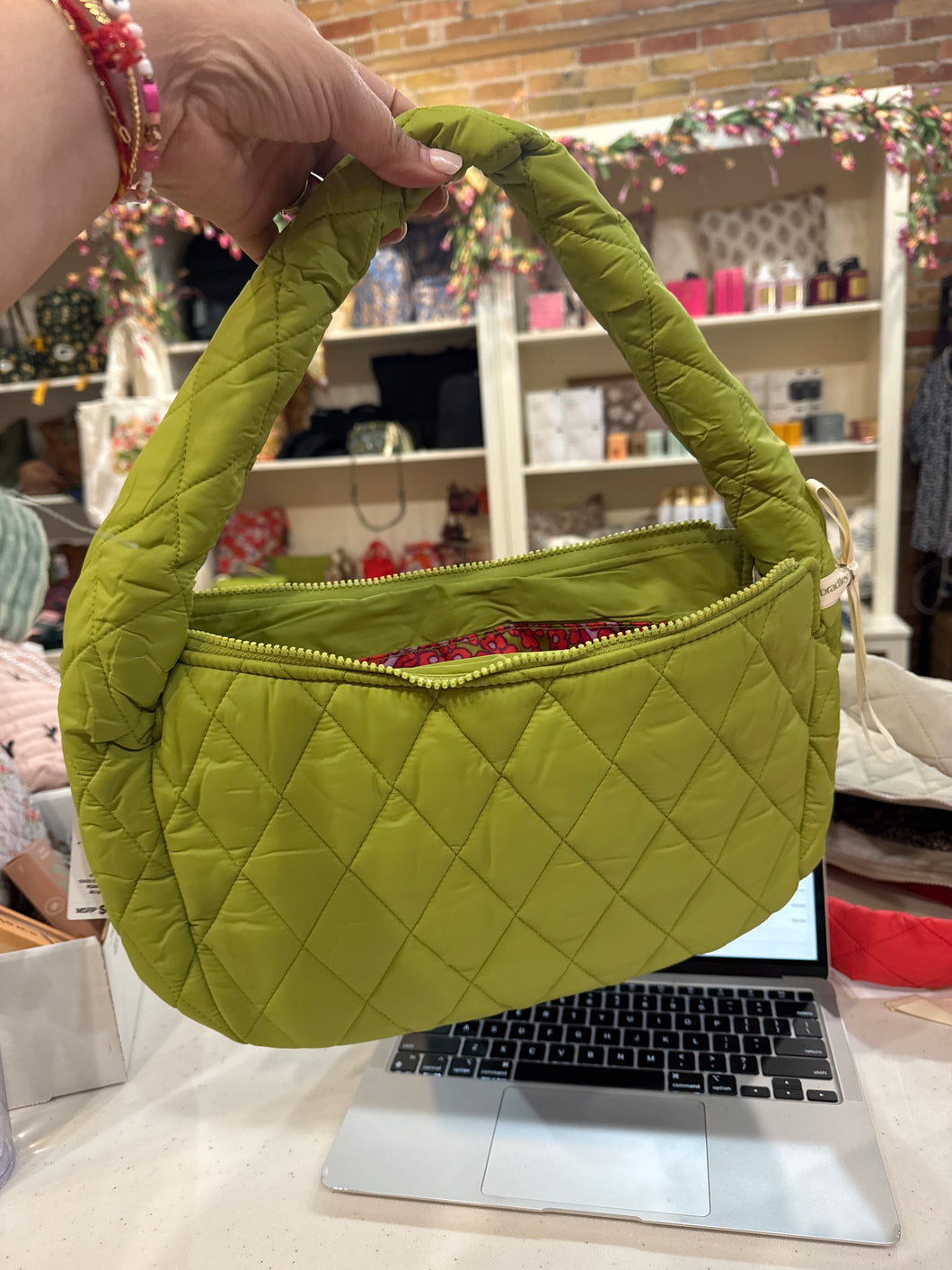 Tifton Shoulder Bag Spinach Green
