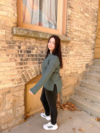Lovely In Jade Sweater