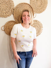 The April Floral Embroidered Sweater