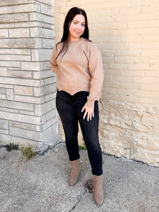 Hot Cocoa and Bonfires Knit Sweater
