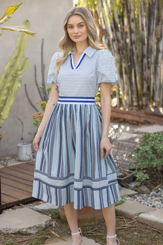 Charlotte Collared Midi Dress