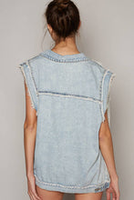 POL Oversized Denim Vest