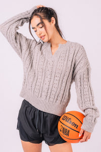 Cozy Knit Sweater Top