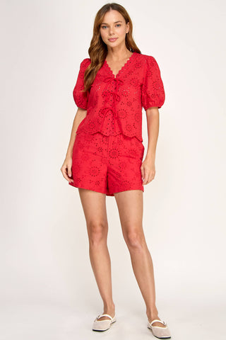Florence Eyelet Top