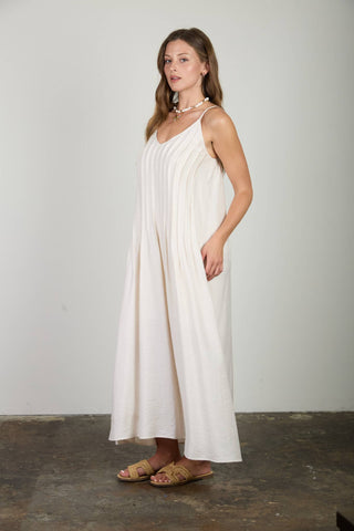 Maya Pleated Maxi Dress