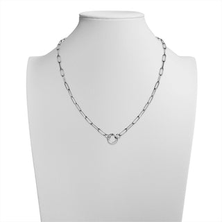 Paperclip Charm Keeper Necklace