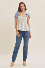 Romantic Florals Smocked Top