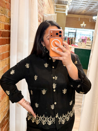 Embroidered Essence Top