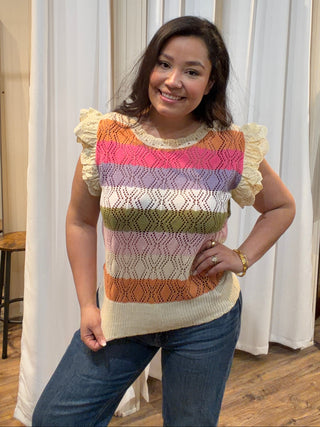 Sweet as Spring Knit Top