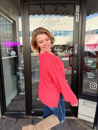 In The Moment Top in Coral