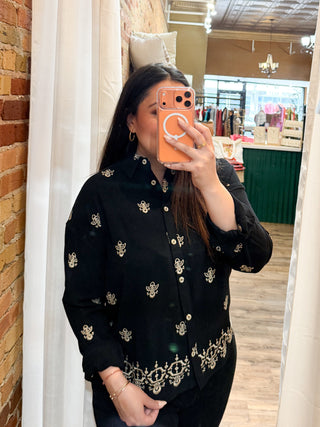 Embroidered Essence Top
