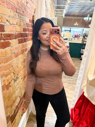 Beth Ribbed knit Top