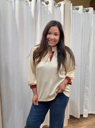 Jordan Top in Ivory