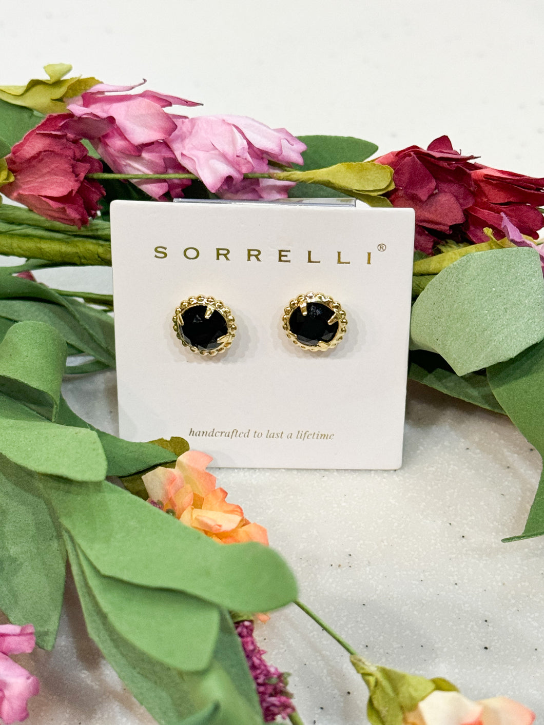 Simplicity Stud Earrings - Black JET