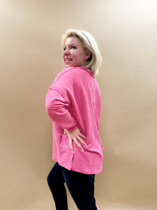 Arlo top in Fuschia