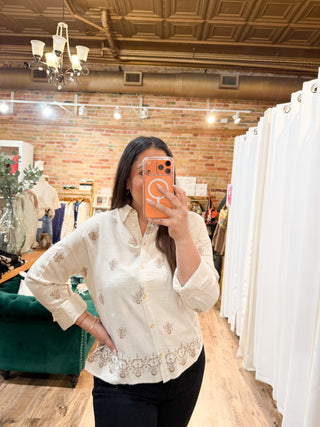 Embroidered Essence Top