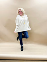 Monica Oversized Sweater Top in Oatmeal