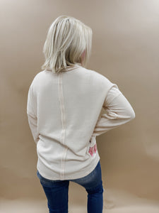 Arlo top in Beige