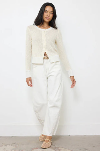 MELROSE CARDI - WHITE