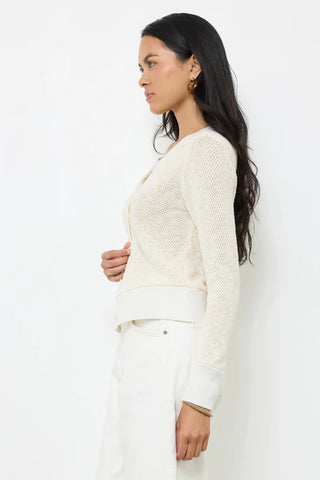 MELROSE CARDI - WHITE