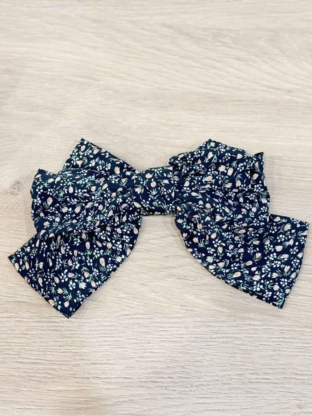 August Florals Bow