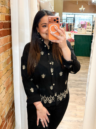 Embroidered Essence Top