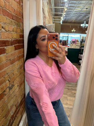 Soft Knit Valentine Heart Sweater