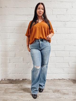 Andrea Top in Caramel