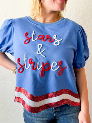 Stripes and Stars Top