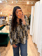 Charlotte Ruffle Top in Black