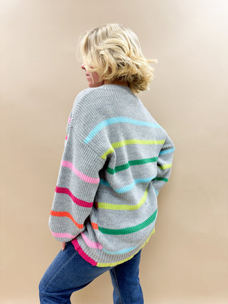 Selma Stripe Oversized Sweater