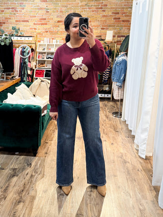 In My Teddy Bear Era Knit Sweater