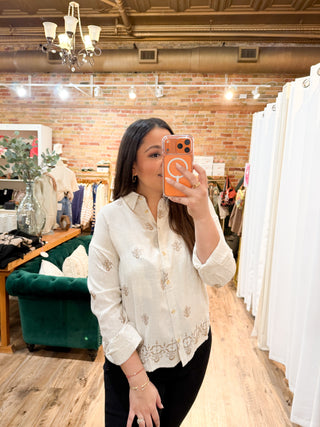 Embroidered Essence Top