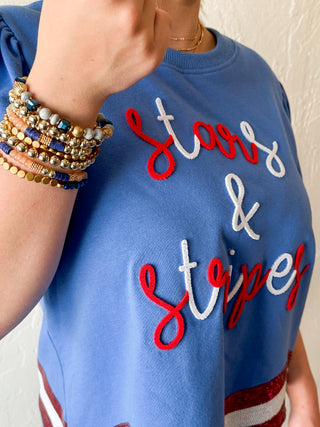 Stripes and Stars Top