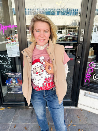 Santa Rudolph Christmas Tee