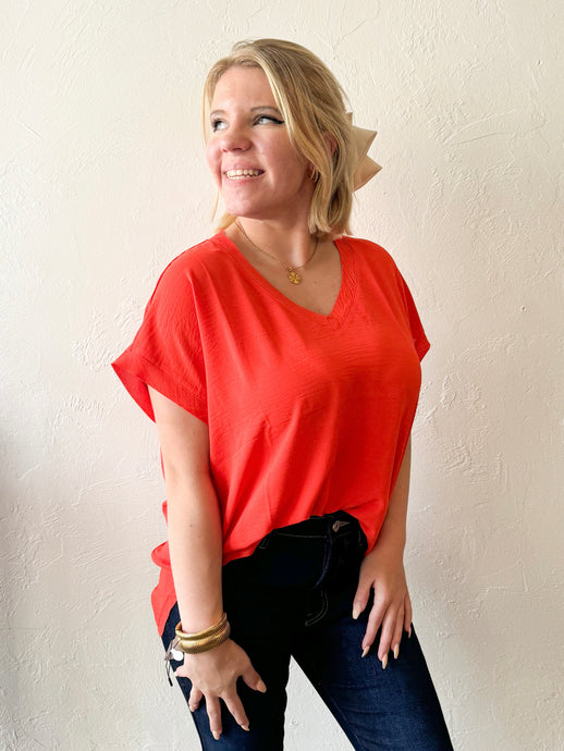 Elaine Top in Orange