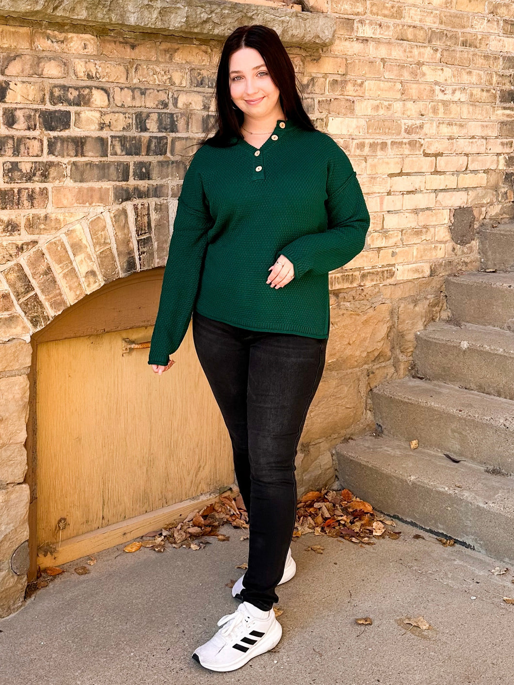 Lovely In Green Sweater