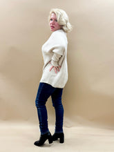 Monica Oversized Sweater Top in Oatmeal