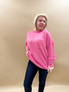 Arlo top in Fuschia