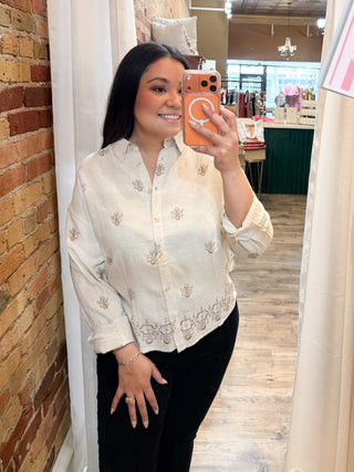 Embroidered Essence Top