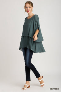 Oliver Tunic Top in Seaweed