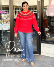 Holiday Vibes Fair Isle Knit Sweater