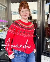 Holiday Vibes Fair Isle Knit Sweater