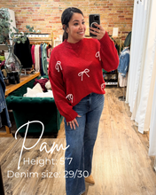 Holiday Bows Knit Sweater