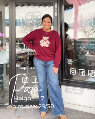 In My Teddy Bear Era Knit Sweater