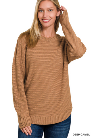 Calista Sweater in Deep Camel