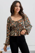 Andrea Smocked Floral Top